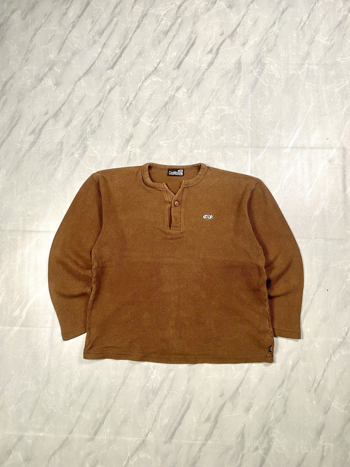 Other Vintage 00s Counter Culture Thermal Waffle Longsleeve Size US M / EU 48-50 / 2 - 1 Thumbnail