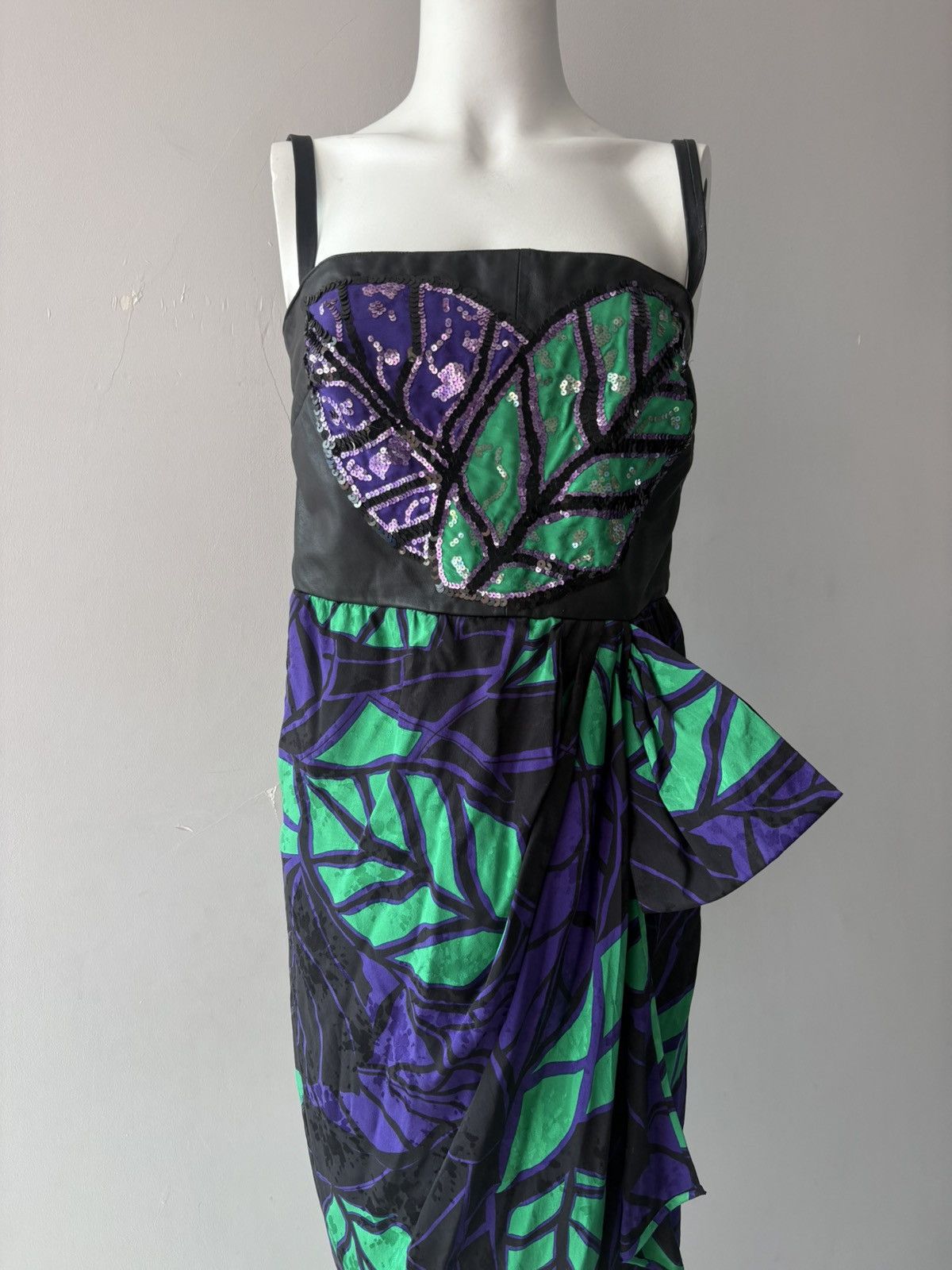 Vintage 90’s vakko dress Size XL / US 12-14 / IT 48-50 - 9 Thumbnail