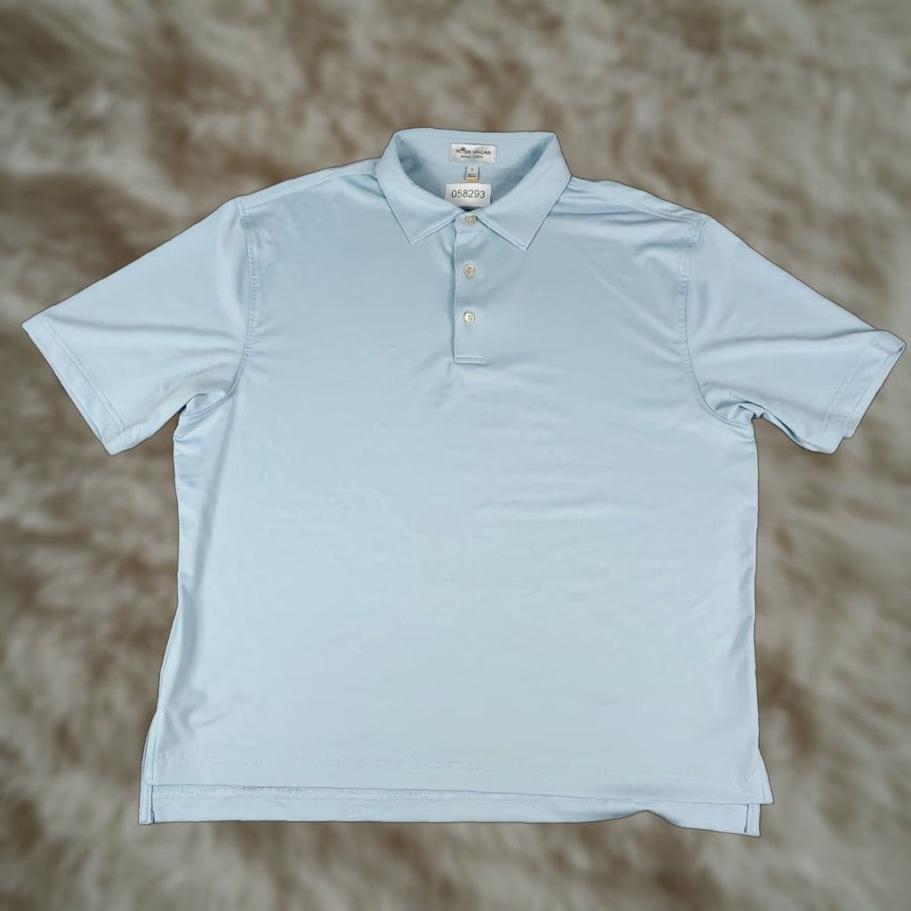 Peter Millar Peter Millar Polo Shirt Mens Large Blue Summer Comfort Golf RUNS SHORT Polo Mens L Blue Summer Comfort Golf Peter Millar Size US L / EU 52-54 / 3 - 1 Thumbnail