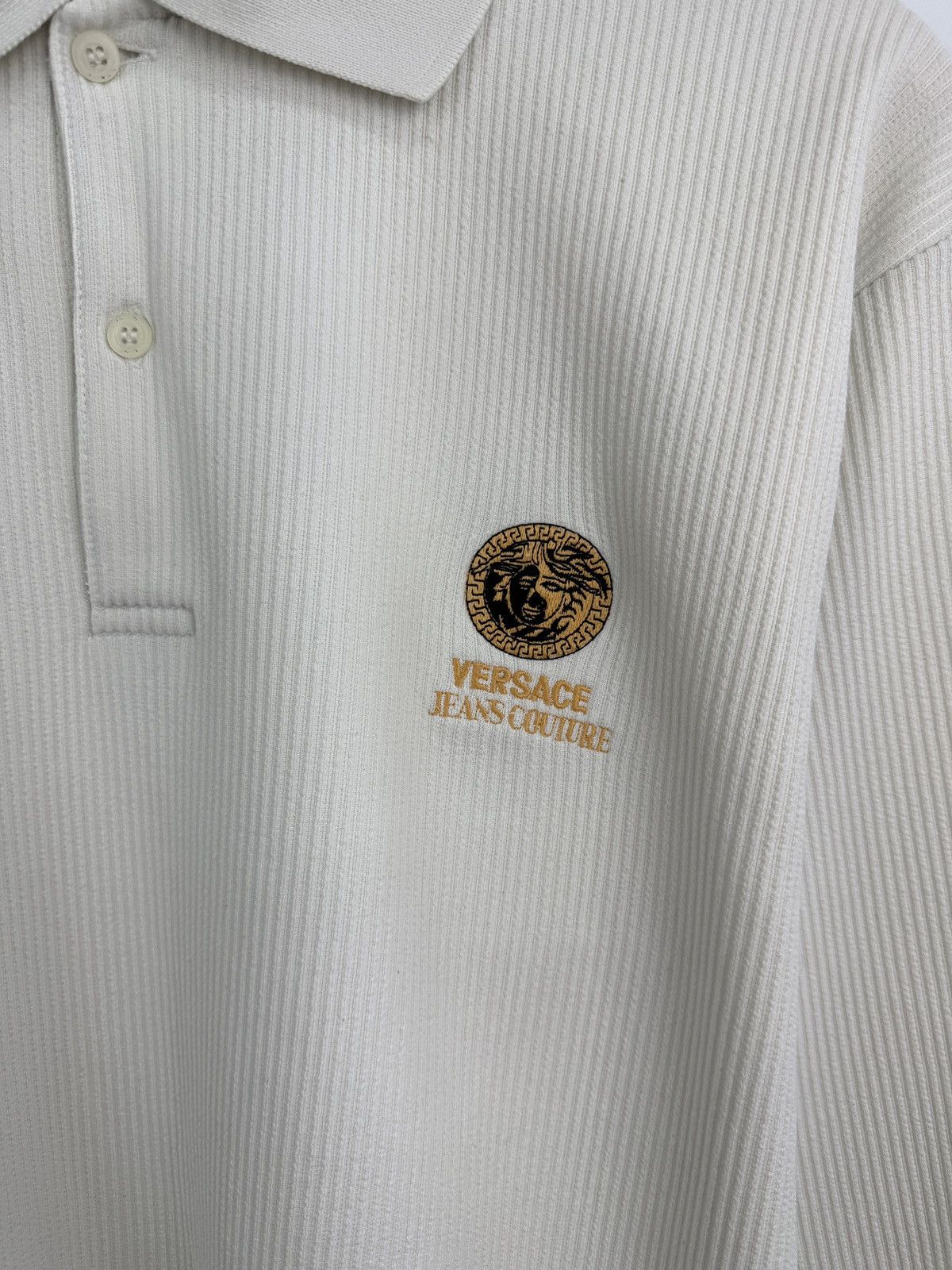 Versace Jeans Couture 🇮🇹 Vintage 90s Versace Jeans Couture Long Sleeve Retro Size US XL / EU 56 / 4 - 4 Thumbnail