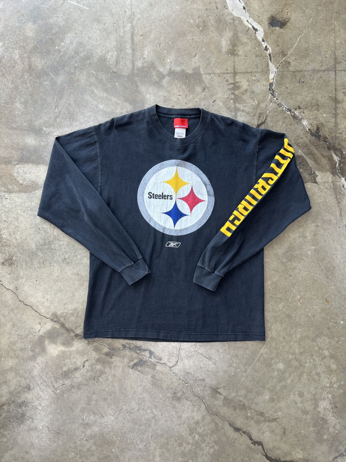 NFL × Reebok × Vintage Vintage Reebok NFL Pittsburg Steelers Long Sleeve Medium Size US M / EU 48-50 / 2 - 2 Thumbnail