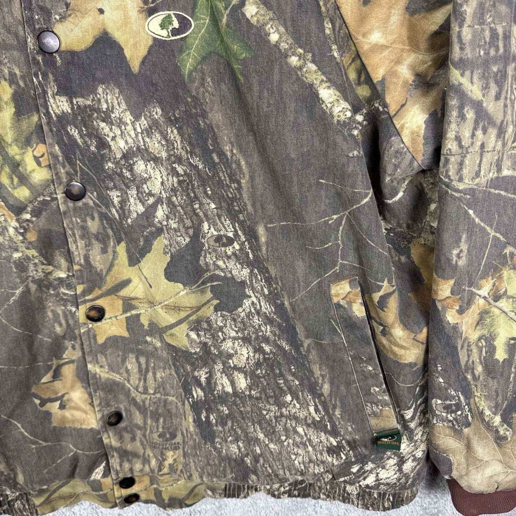 Vintage VINTAGE Mossy Oak Jacket Mens 3XL Camo Bomber USA Quilted 90s Chore Hunt Canvas Size US XXL / EU 58 / 5 - 4 Thumbnail