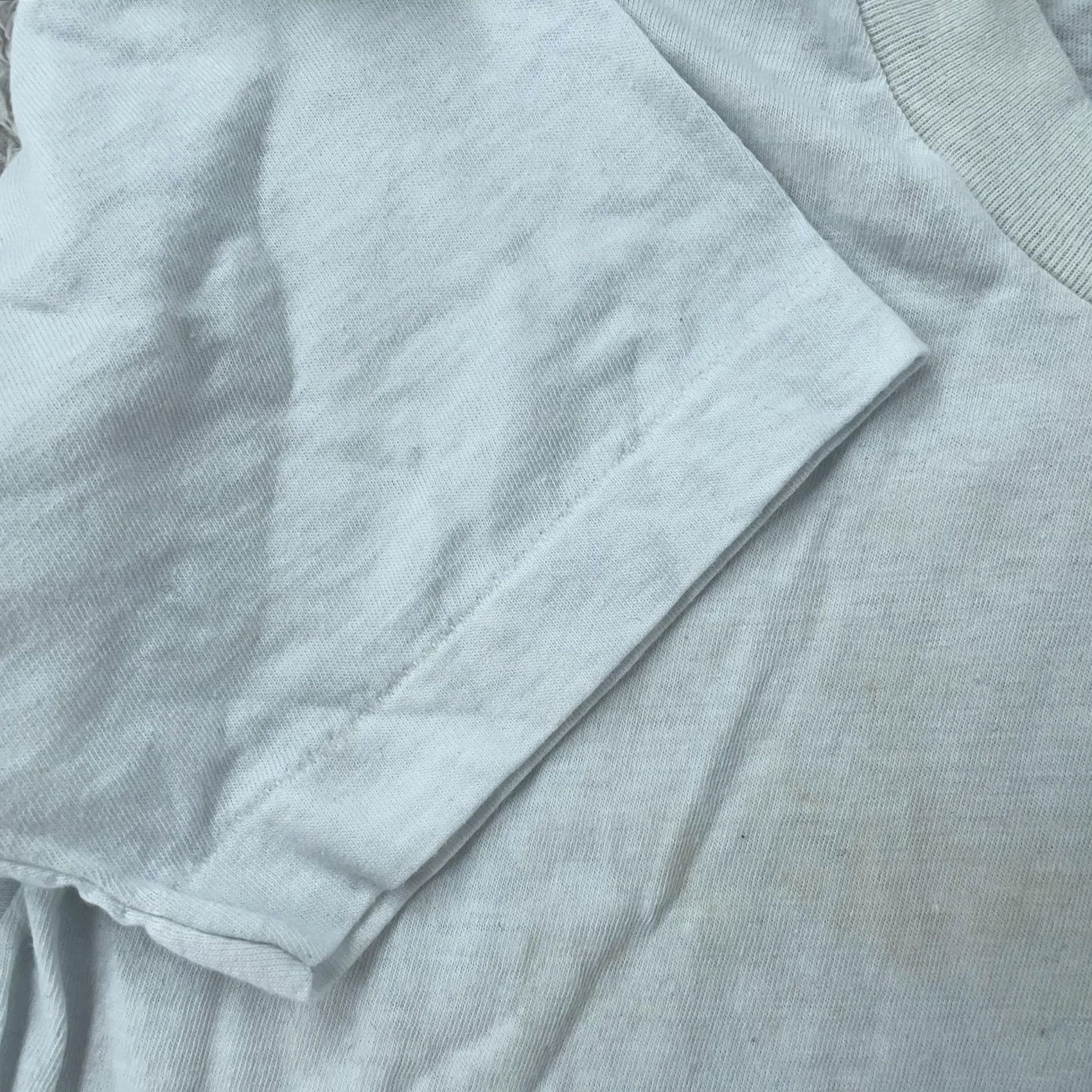 Jockey VINTAGE Distressed 80s Jockey Shirt Mens XS White Power Knit Tee Shirt Mens XS White Jockey Crew Neck Short Sleeve Solid Size US XS / EU 42 / 0 - 4 Thumbnail