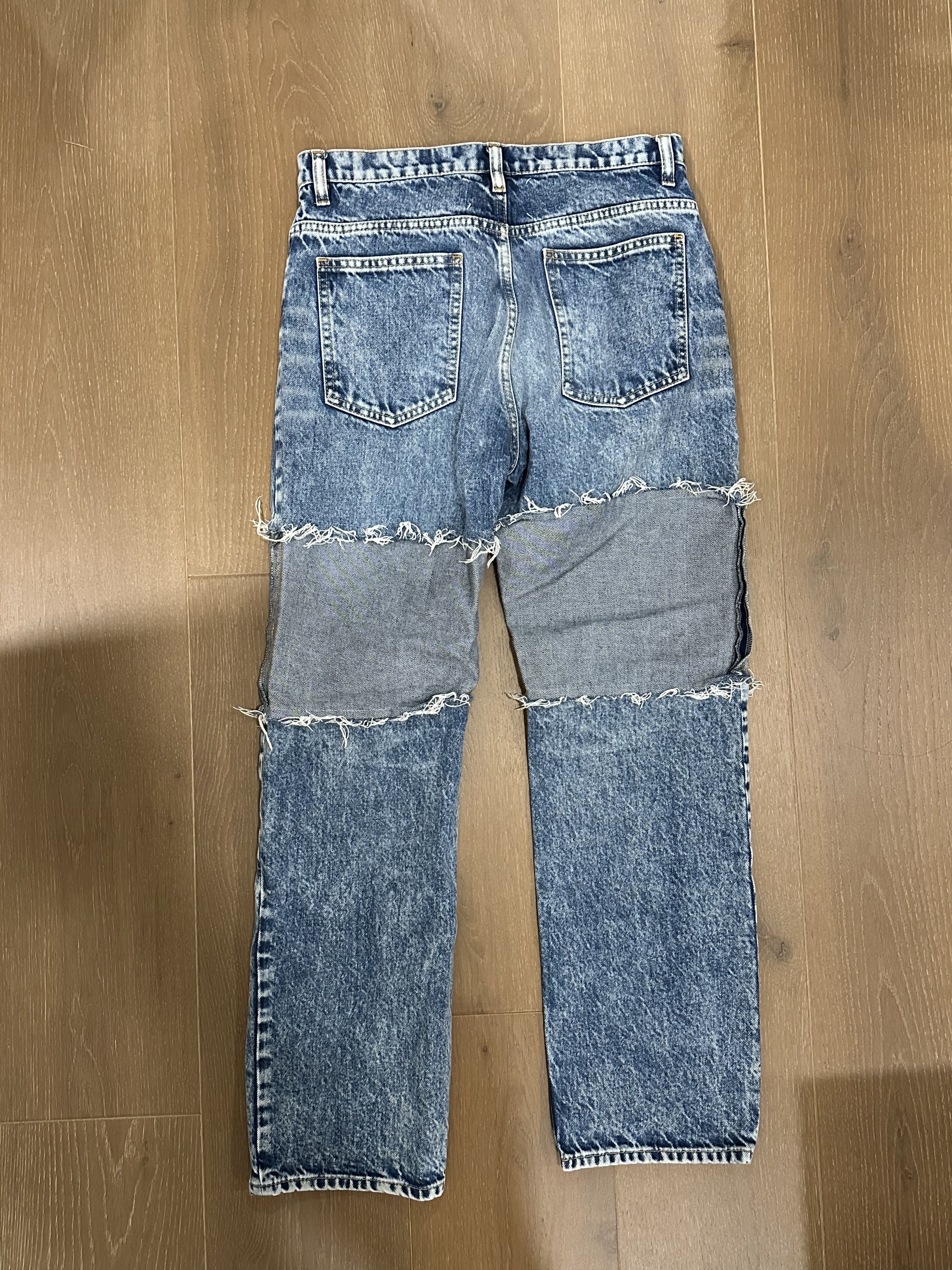 Maison Margiela Maison Margiela SS21 Reconstructed Denim Size US 29 - 2 Thumbnail