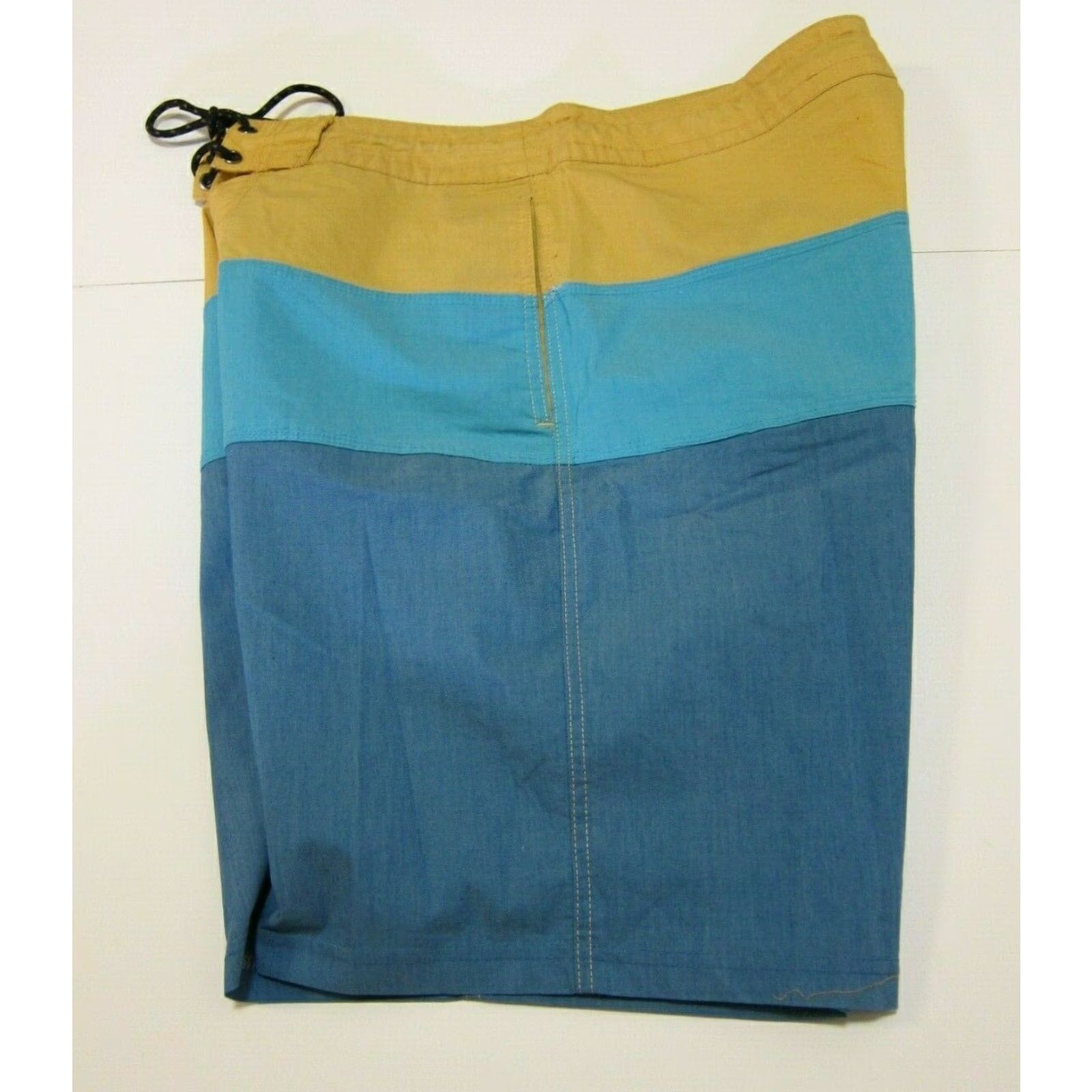 Burnside Burnside Yellow Blue Stripe Stretch Swim Surf Beach Board Shorts Men Size 32 Size US 32 / EU 48 - 7 Thumbnail