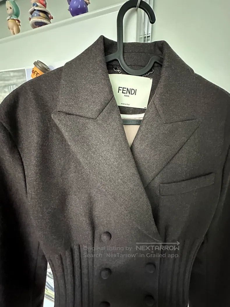 Fendi Fendi Women's wool coat Size XXS / US 00 / IT 34 - 4 Thumbnail