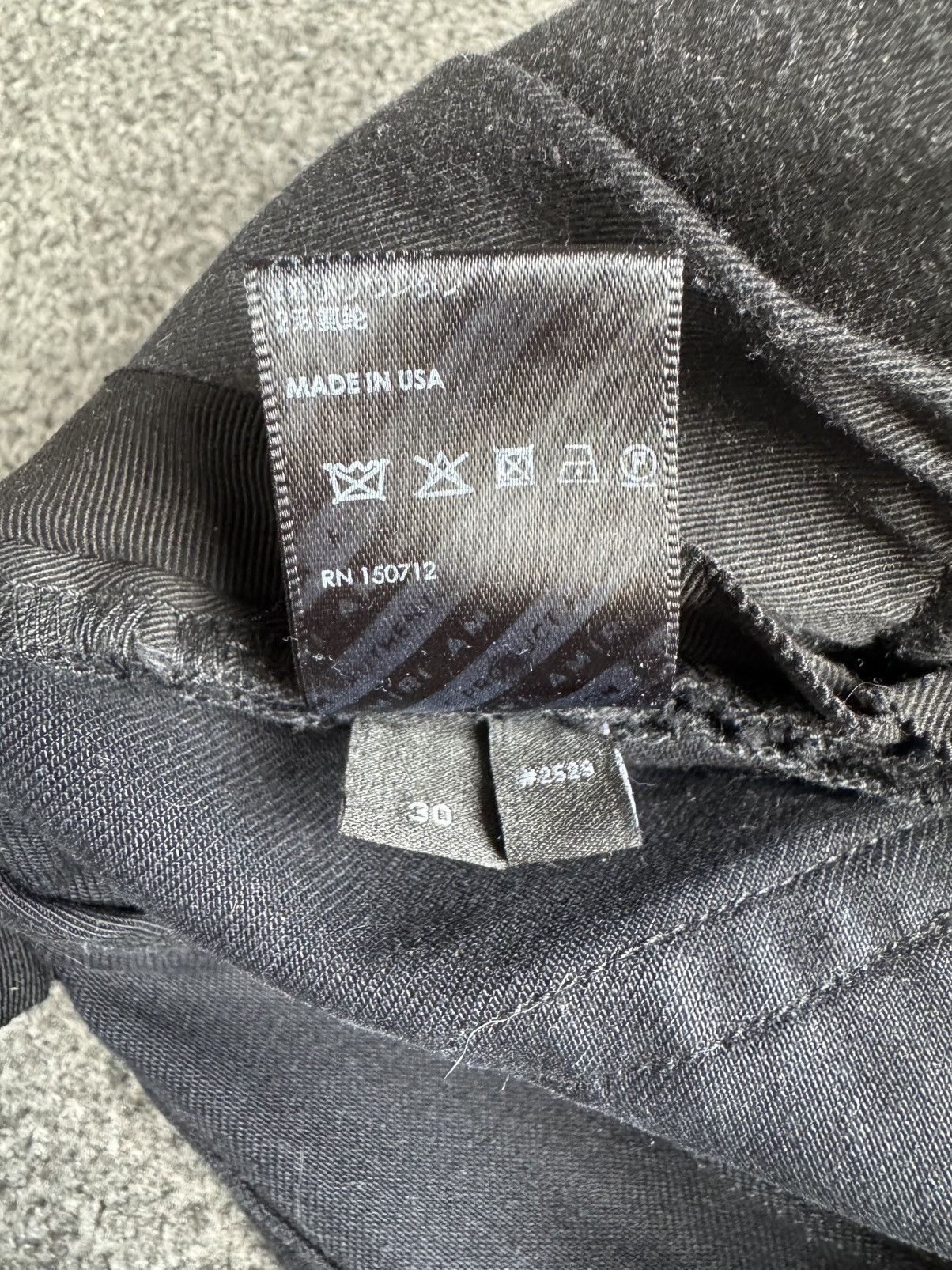 Amiri Amiri Aged Black Patchwork Art Jeans Size US 30 / EU 46 - 11 Thumbnail