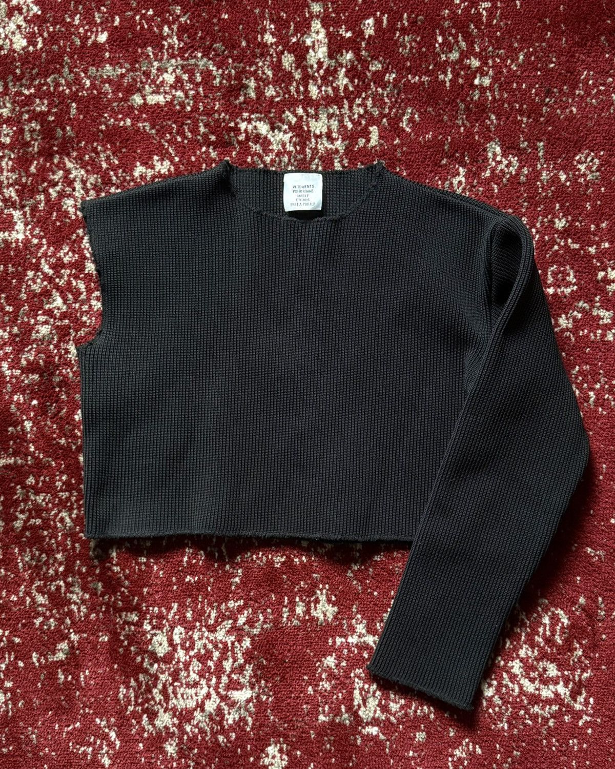 Vetements 2015 Runway sample BOTH PIECES rib tops Size US XXS / EU 40 - 6 Thumbnail