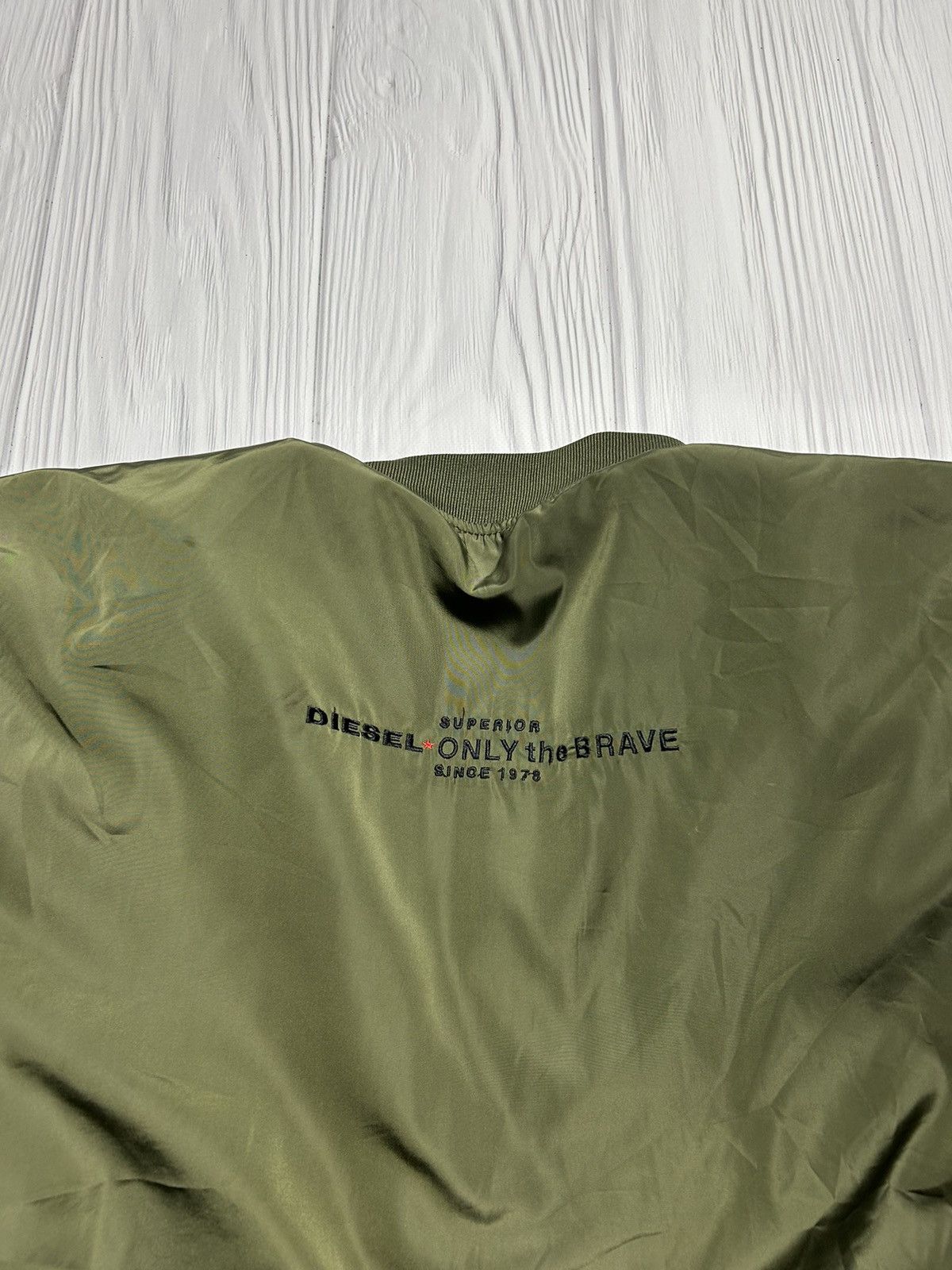 Diesel × Vintage DIESEL “BRAVES” Reversible Bomber Jacket Size XXL Size US XXL / EU 58 / 5 - 17 Thumbnail