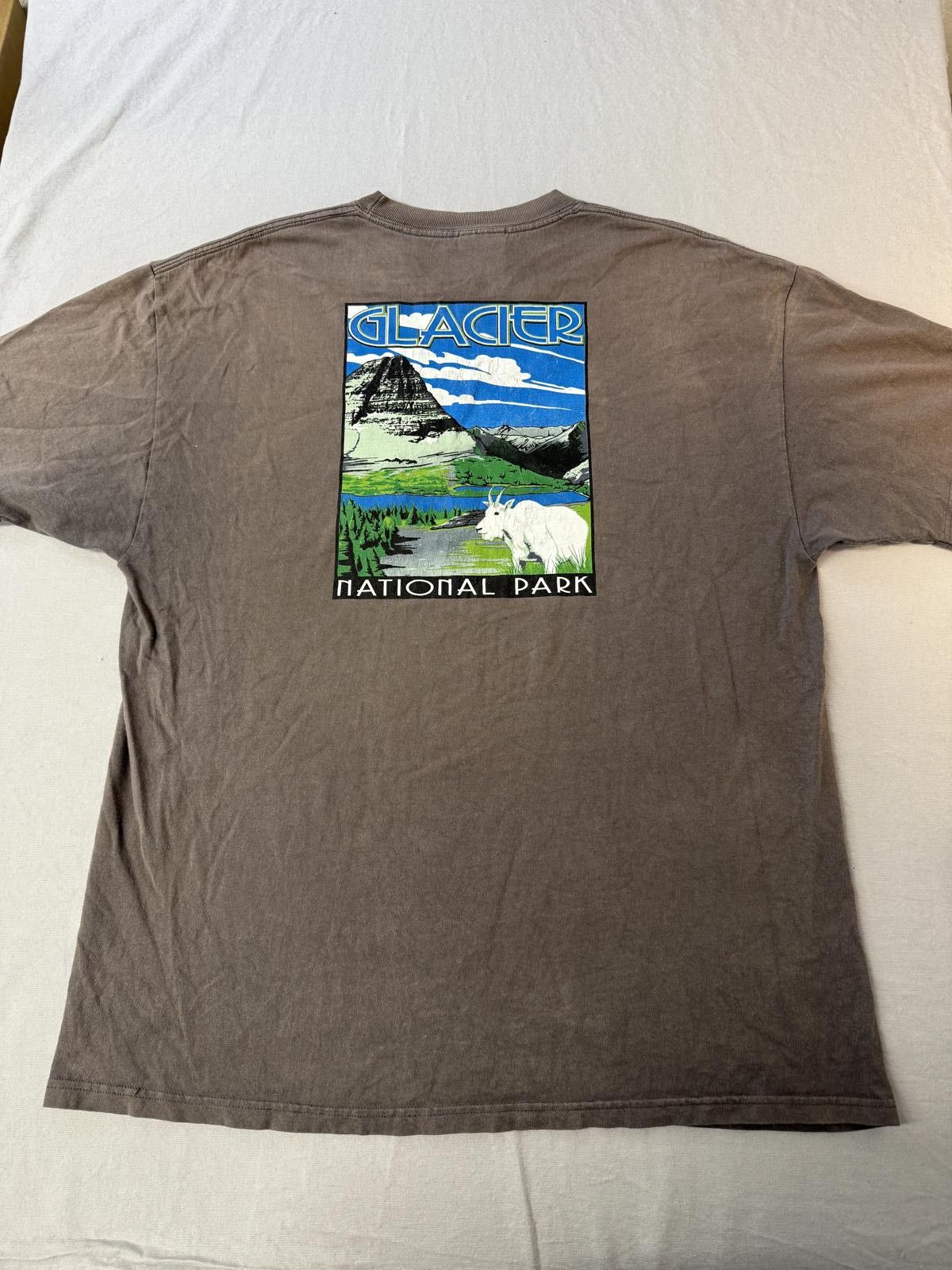 Designer Glacier National Park T-shirt Montana Mount Cleveland XL Size US XL / EU 56 / 4 - 1 Thumbnail