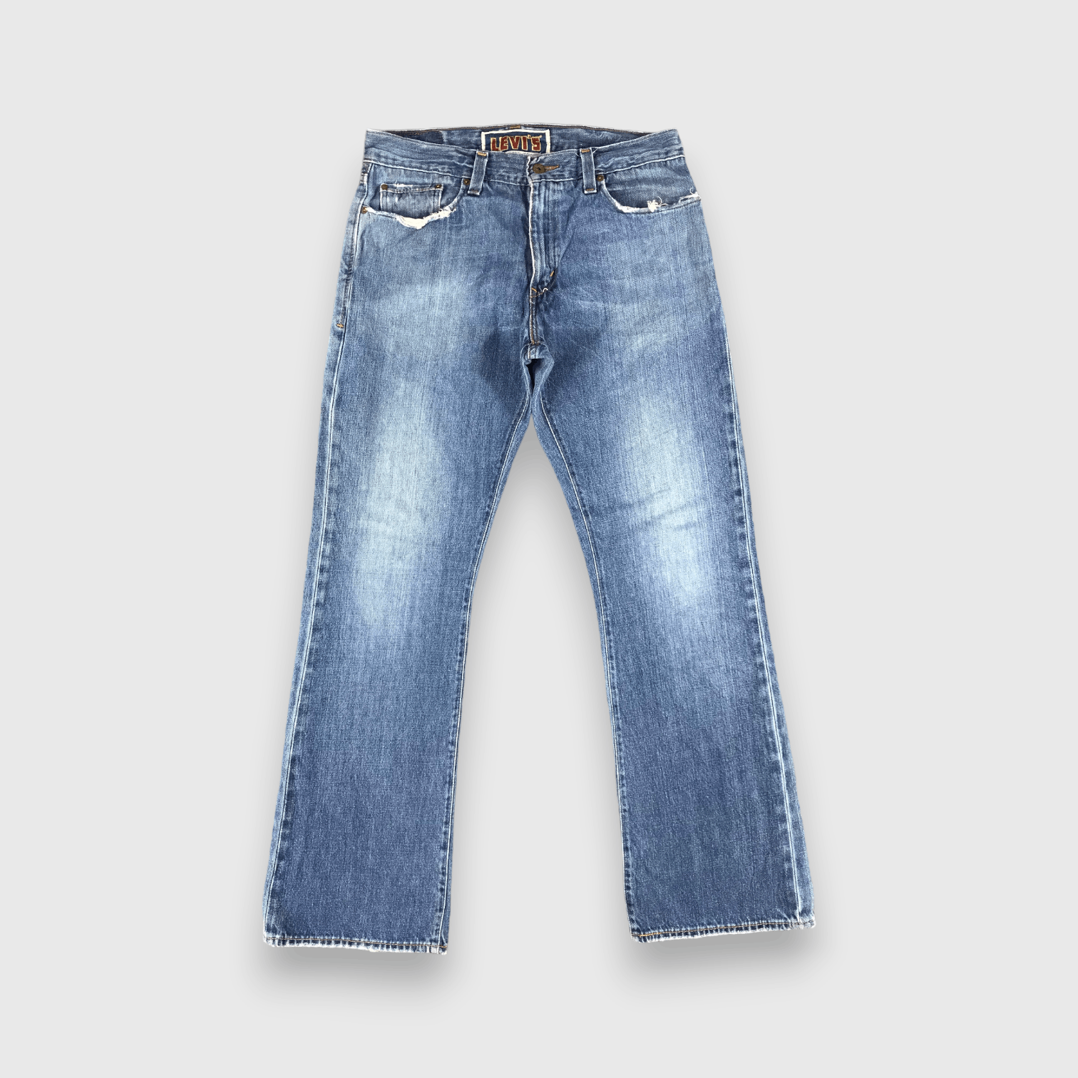 Levi's 90s Vintage Blue Wash Levis 527 Jeans-J2409 Size US 34 / EU 50 - 1 Thumbnail
