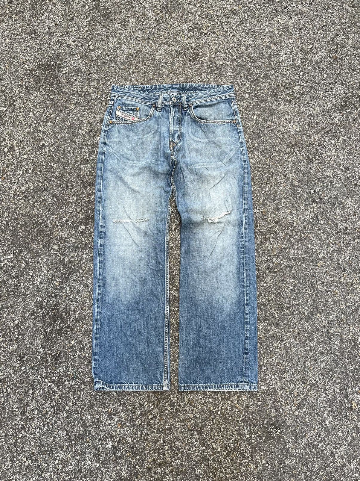 Diesel Diesel D Jeans Ripped Distressed Denim Pant Size US 32 / EU 48 - 1 Thumbnail