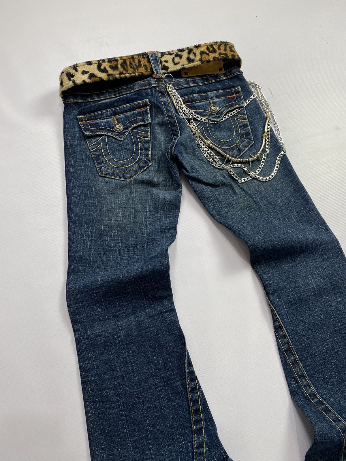 If Six Was Nine × Japanese Brand × Le Grande Bleu (L.G.B.) 2000s True Religion Flare Jean Size US 28 / EU 44 - 7 Thumbnail
