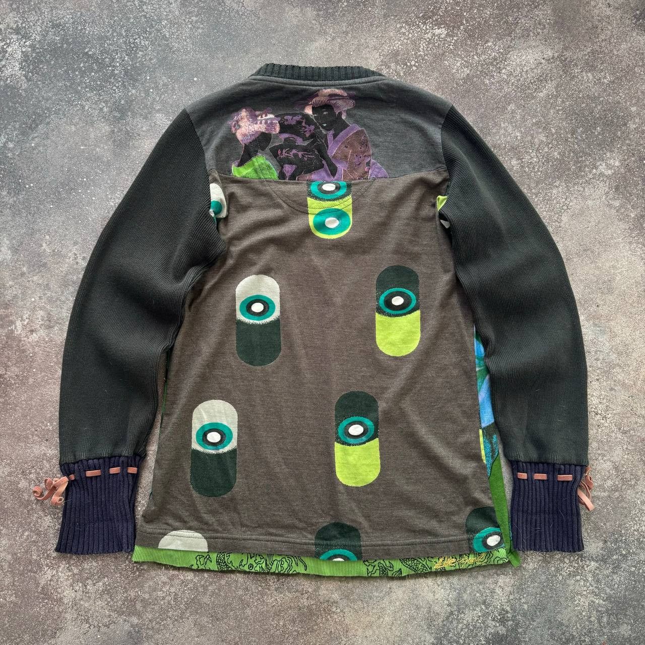 Hysteric Glamour × Japanese Brand × Vintage Desigual Archive Vintage Amazing Long Sleeve Top Size L / US 10 / IT 46 - 6 Thumbnail