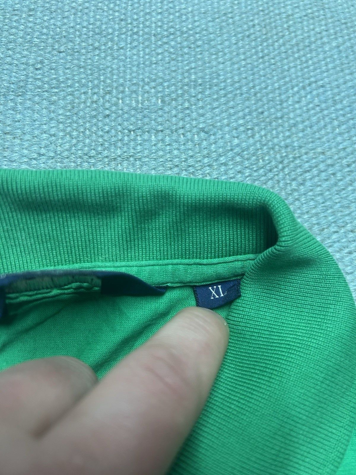 Vintage Vtg Polo Ralph Lauren golf polo shirt Pima cotton FLAW XL Size US XL / EU 56 / 4 - 4 Thumbnail