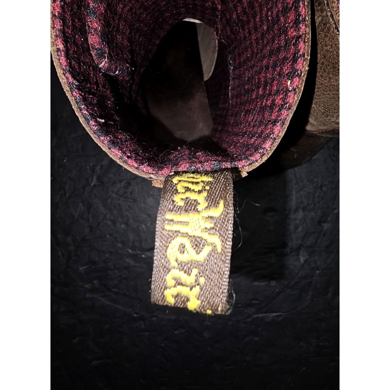 Dr. Martens VINTAGE Dr Martens Tehani Lace Up Brown Leather Combat Boots Tartan Plaid Lined Size 8 Womens 90s Punk Casual Shoes Size US 8 / IT 38 - 7 Thumbnail