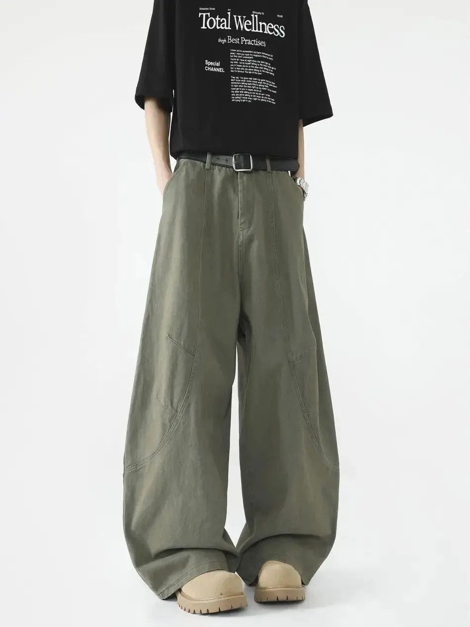Japanese Brand Retro loose casual wide leg jeans Size US 32 / EU 48 - 3 Thumbnail