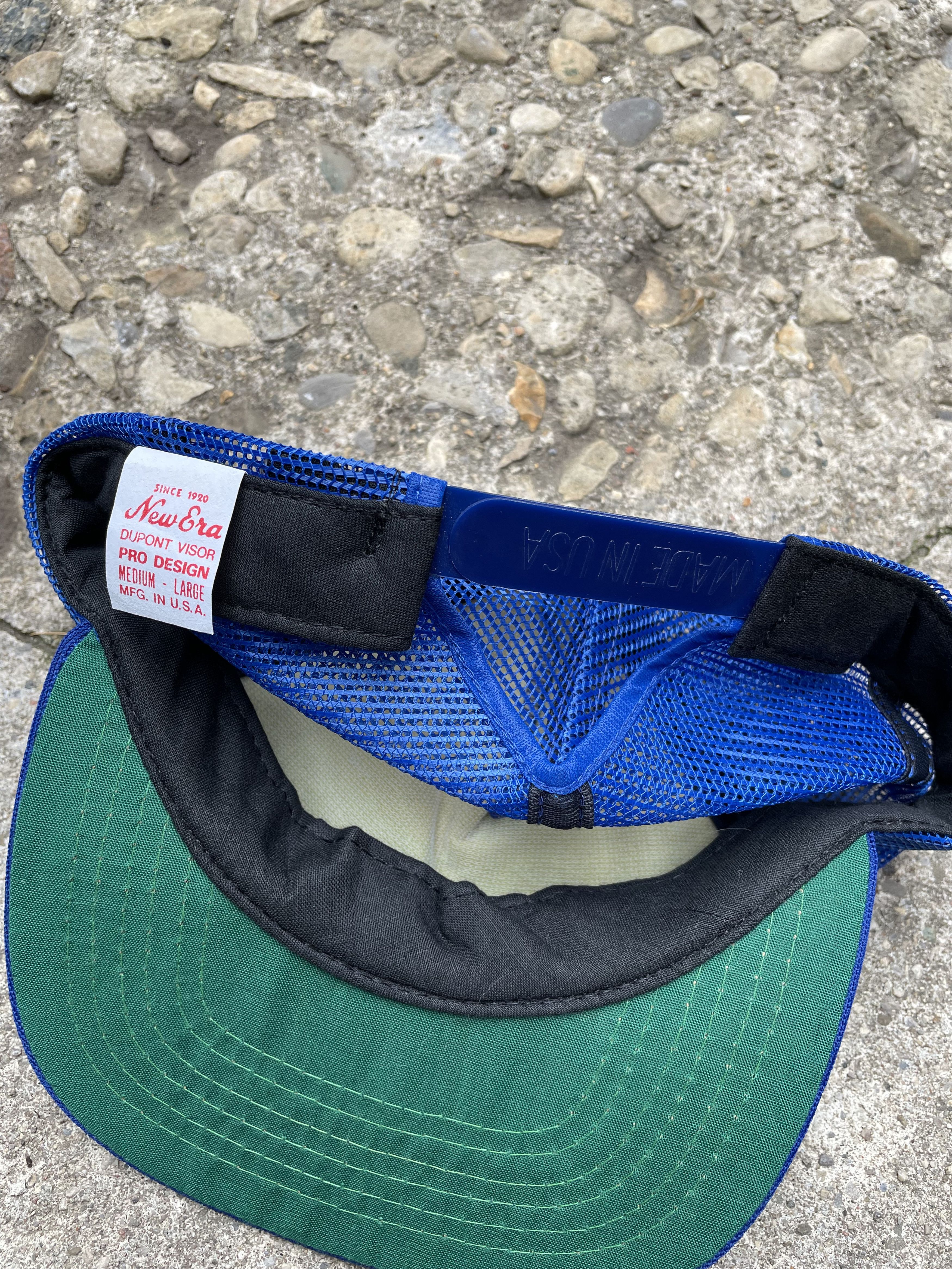 New Era × Vintage VTG 1980's INMETCO Trucker Snapback Hat Size ONE SIZE - 4 Thumbnail