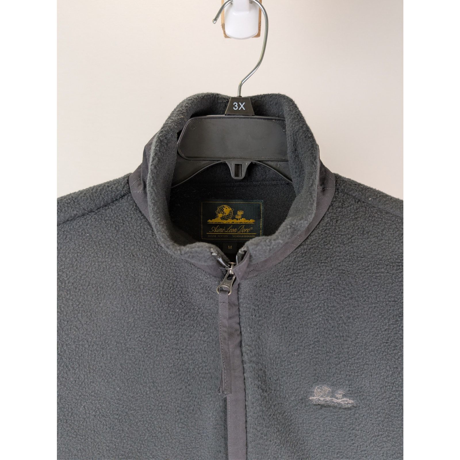 Aime Leon Dore o1rshd1 Unisphere Low Pile Fleece Pullover Jacket in Black Size US M / EU 48-50 / 2 - 7 Thumbnail