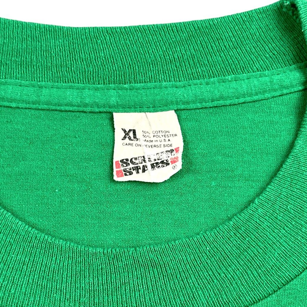 Vintage VINTAGE Army ROTC Shirt Adult LARGE Green Sword Lightning Bolt Shield Crest 80s Shirt Mens XL Size US L / EU 52-54 / 3 - 3 Thumbnail