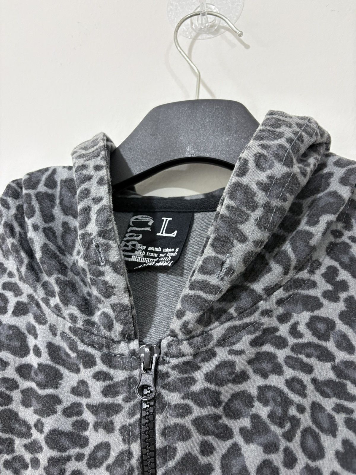 If Six Was Nine Clash ahead punk hoodie leopard skin jacket Size US L / EU 52-54 / 3 - 3 Thumbnail