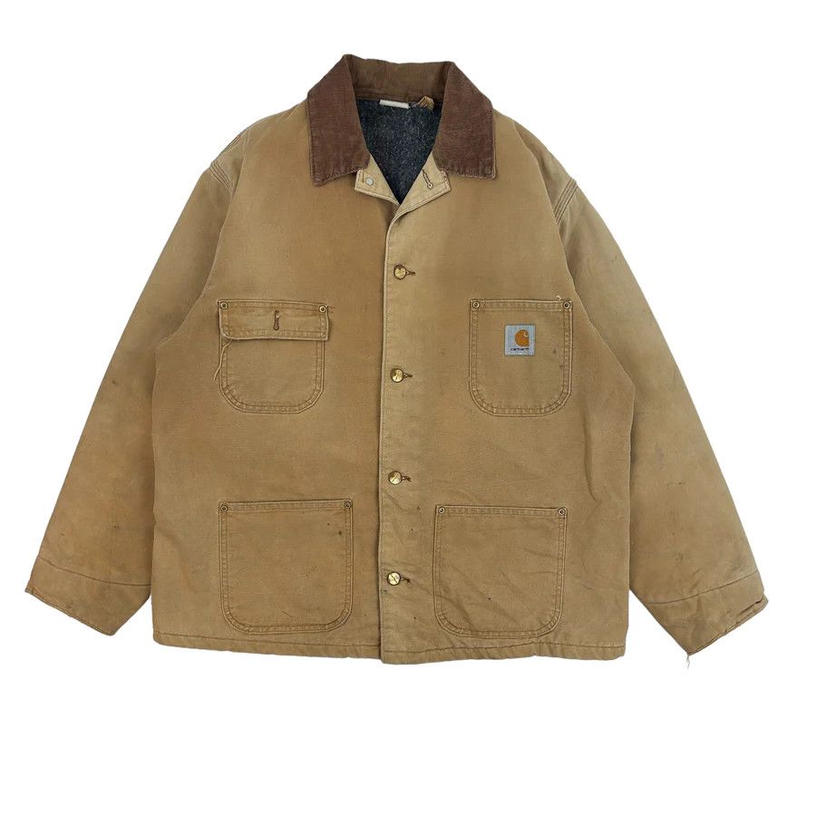 image of Vintage Carhartt Work Jacket Tan, Men's (Size XL)