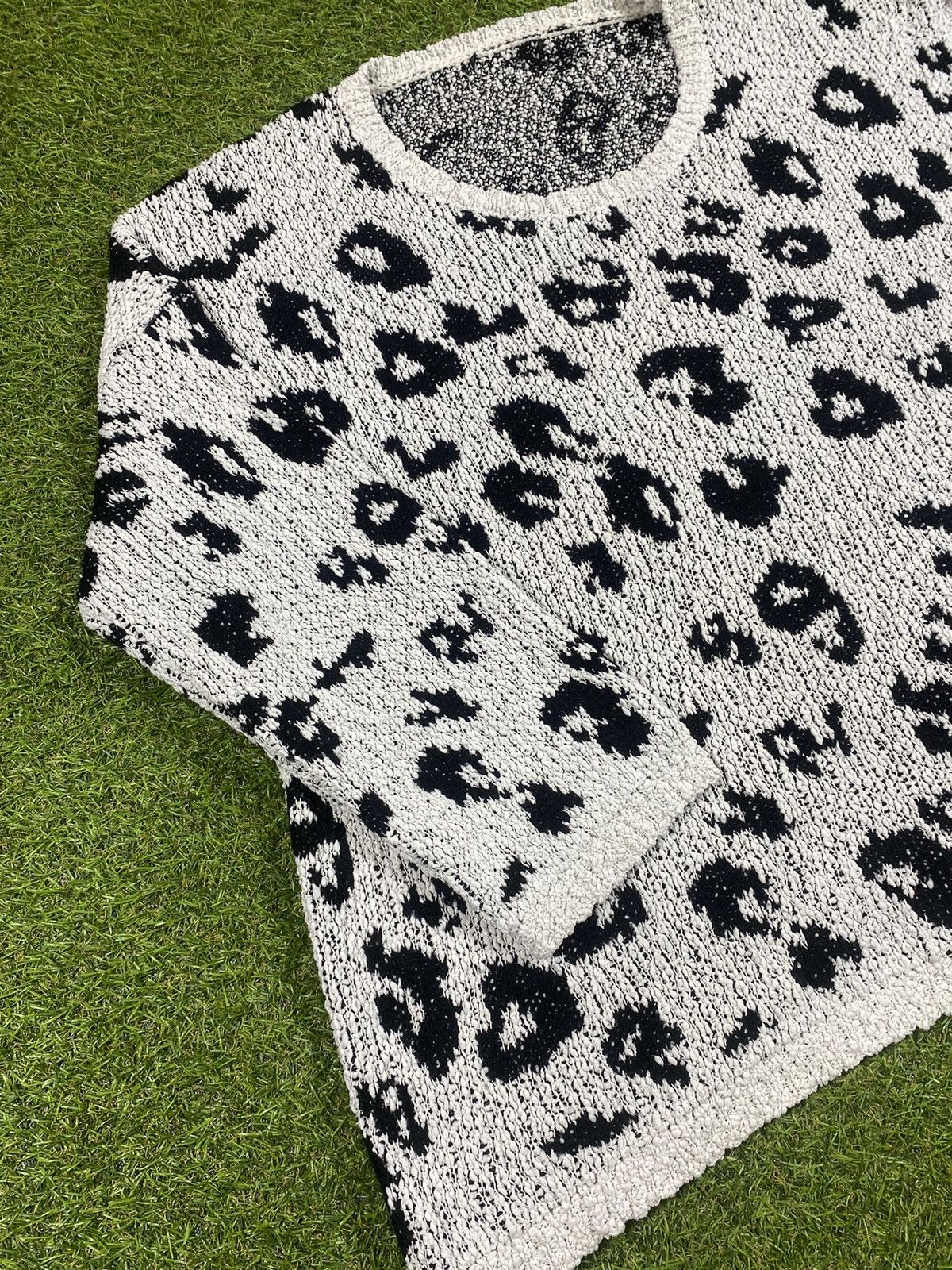 Vintage Vintage Y2K Art sweater oversized overall print Size XXL / US 16-18 / IT 52-54 - 3 Thumbnail