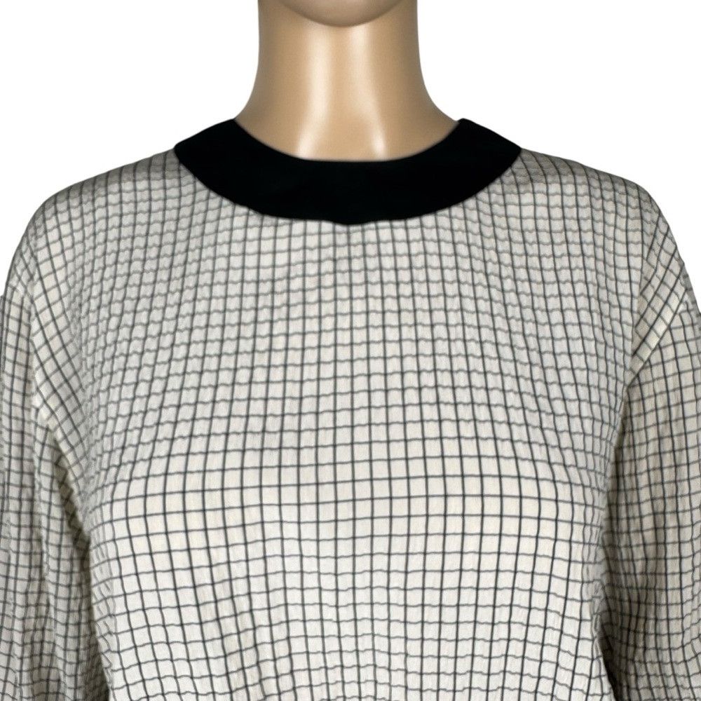 Salvatore Ferragamo Vintage Salvatore Ferragamo Silk Linen Blouse Made In Italy Size M / US 6-8 / IT 42-44 - 5 Thumbnail