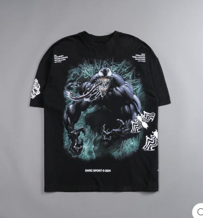 Darc Sport x Marvel Spider-Man WITH GREAT POWER Oversized Tee Size XL SOLD  OUT