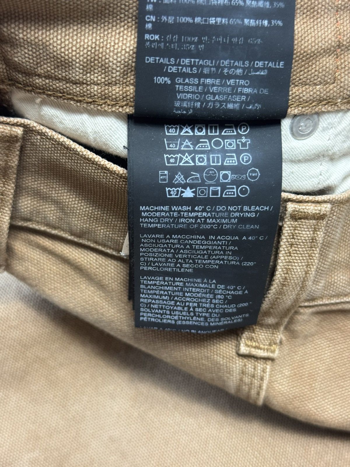 Carhartt × Heron Preston Heron Preston Carhartt Carpenter Pants Size US 28 / EU 44 - 9 Thumbnail