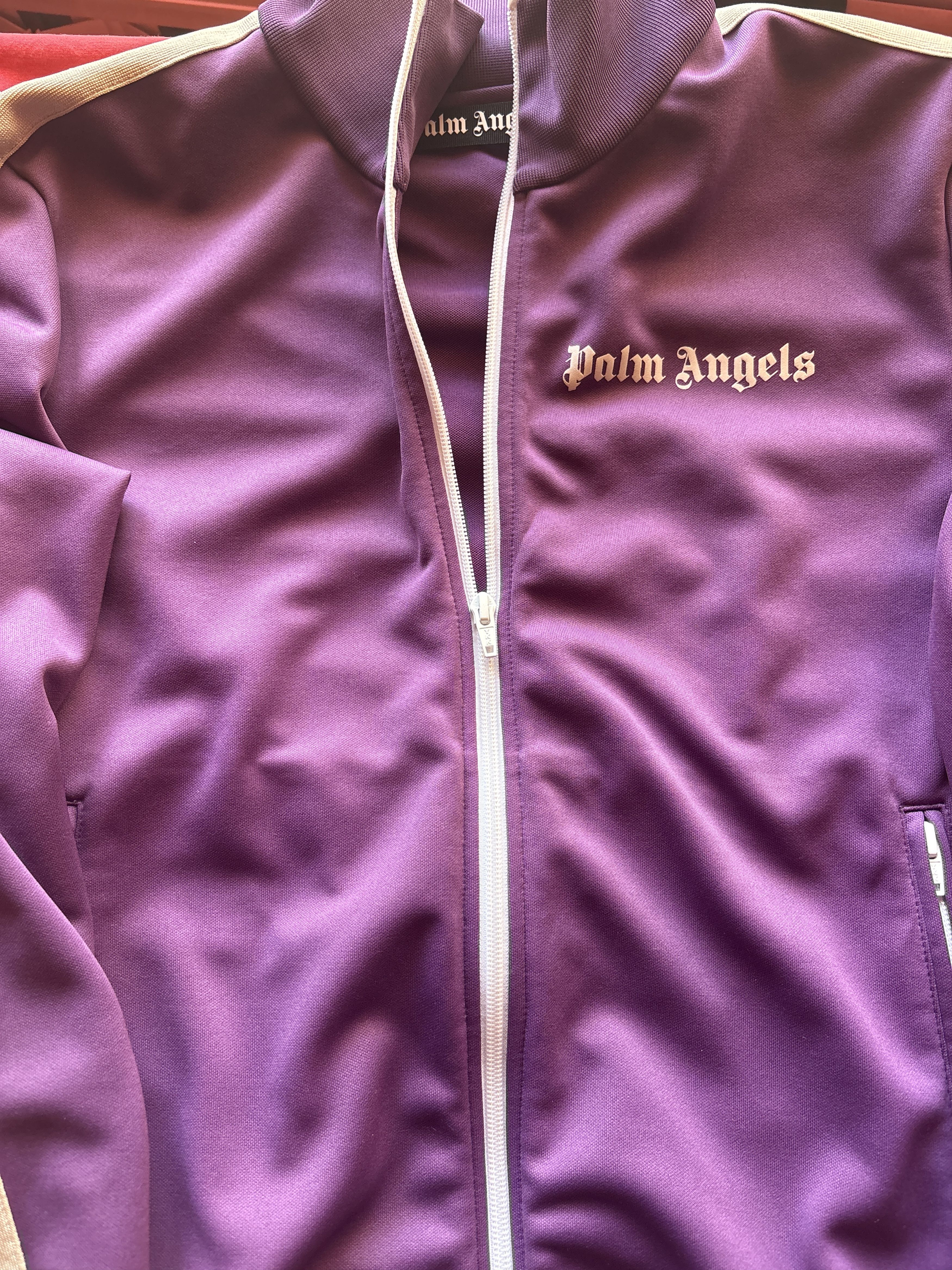 Palm Angels Palm Angels Classic Track logo-print Jacket Size US M / EU 48-50 / 2 - 15 Thumbnail