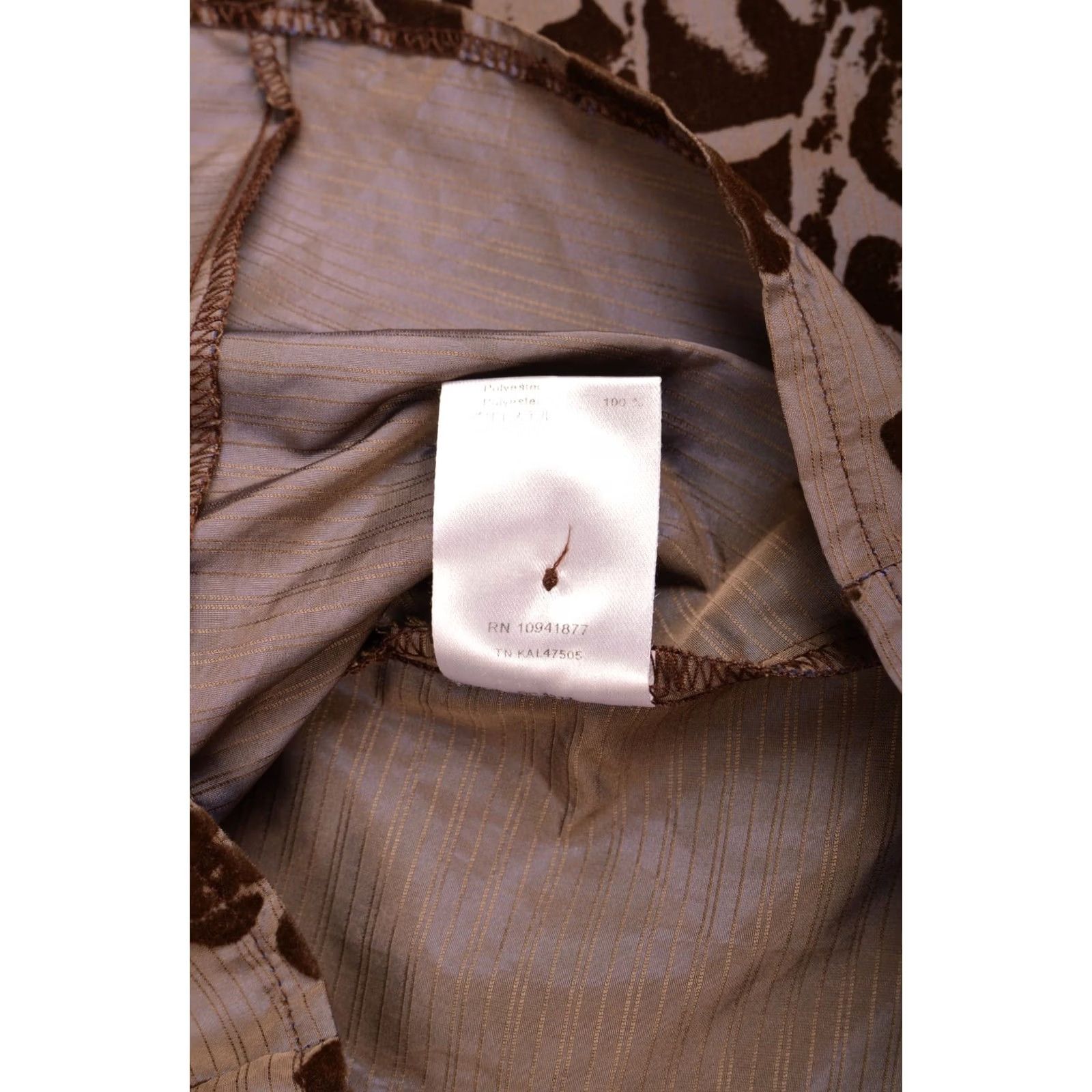 ANNE FONTAINE Anne Fontaine Womens Floral Blazer Jacket Ruffled Collar Brown Size 2 Size XS / US 0-2 / IT 36-38 - 5 Thumbnail