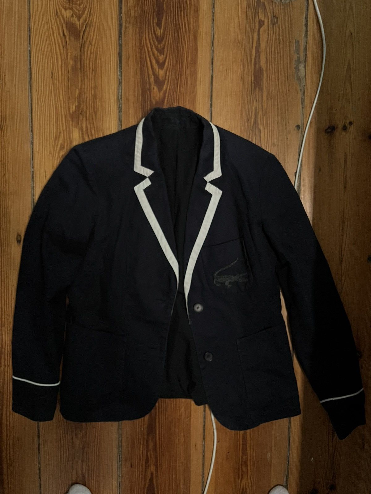 Lacoste × Vintage Lacoste jacket overcoat vintage Size S / US 4 / IT 40 - 1 Thumbnail