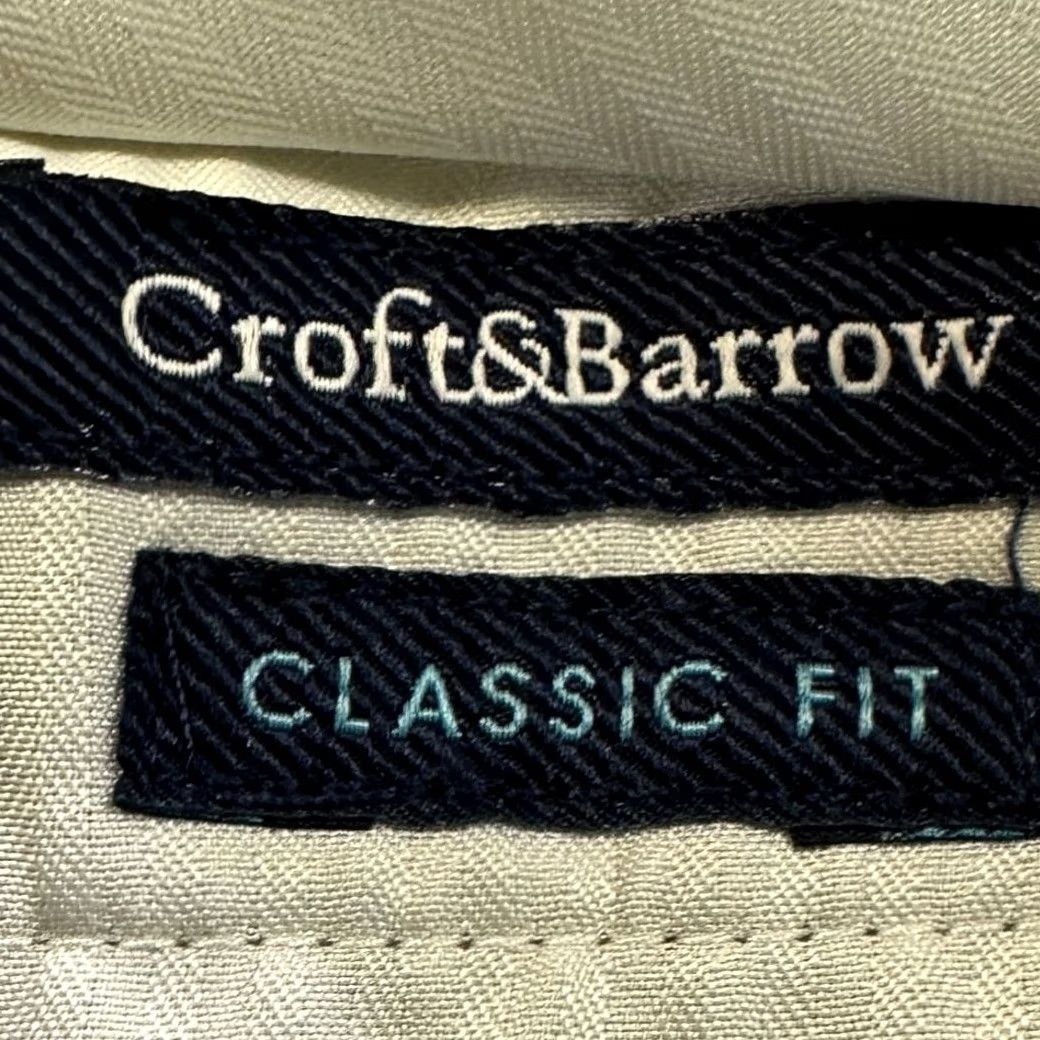 Croft & Barrow VINTAGE Croft Barrow Dress Pants Mens 36X32 Brown True Comfort Classic Fit Stretch NEW Size US 36 / EU 52 - 4 Thumbnail