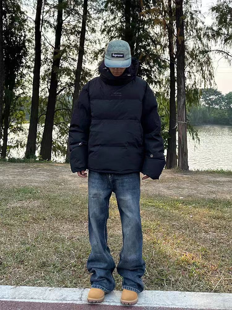 Designer × Jean × Vintage Washed street vintage baggy jeans Size US 34 / EU 50 - 4 Thumbnail