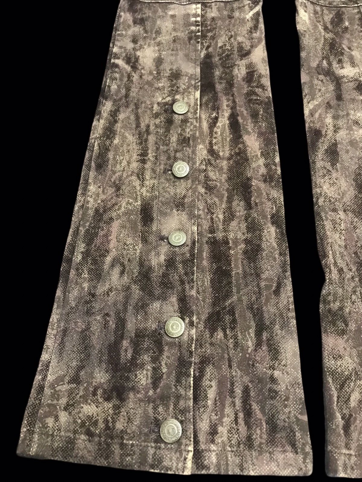 Designer × Tornado Mart 💥ARTISANAL💥FLARE TORNADO MART VELVET FLORAL PANT F265 Size 28" / US 6 / IT 42 - 17 Thumbnail