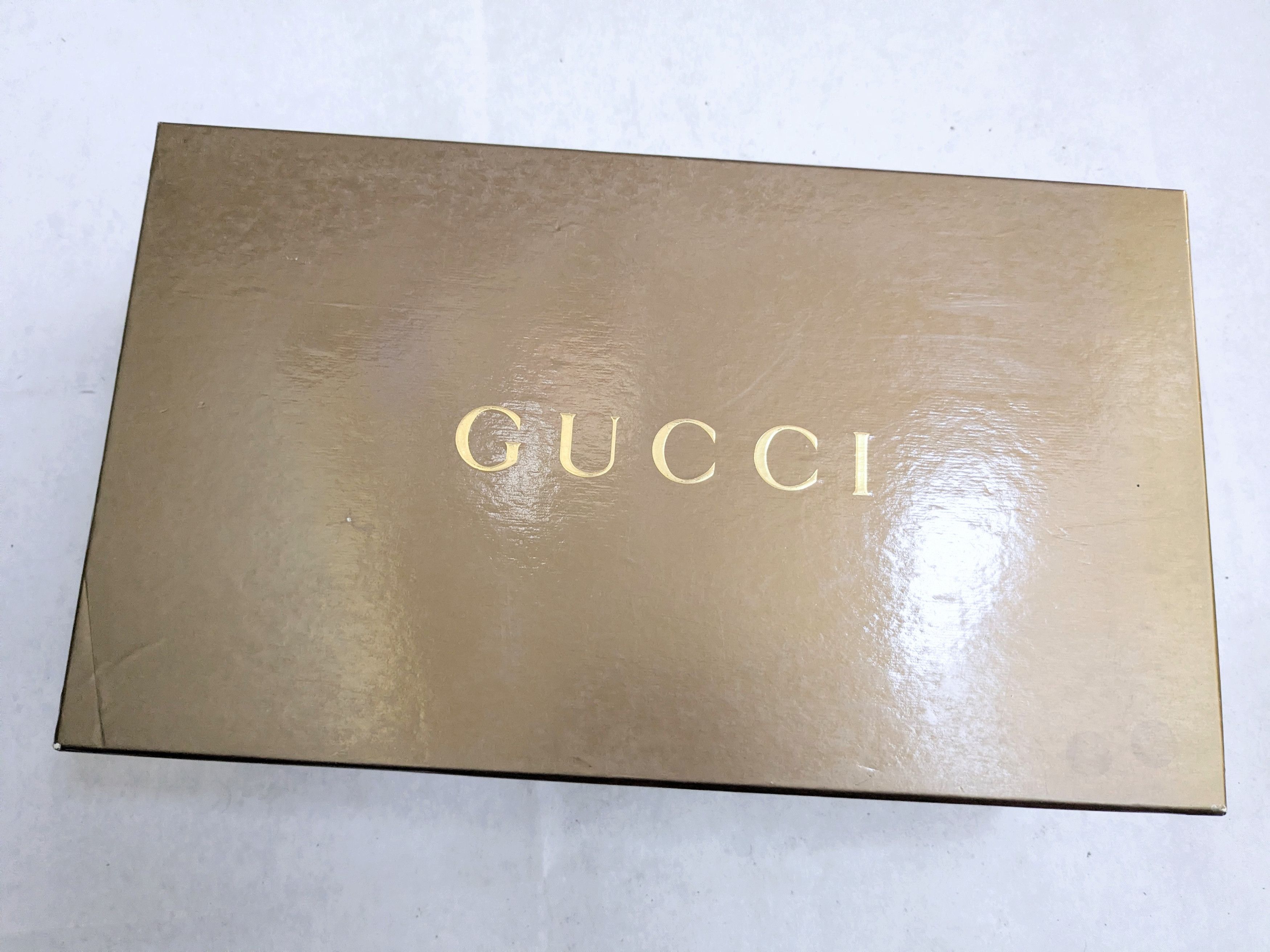 Gucci Gucci Sneakers Black 9.5 Web Leather Low Tops Size US 9.5 / EU 42-43 - 20 Thumbnail