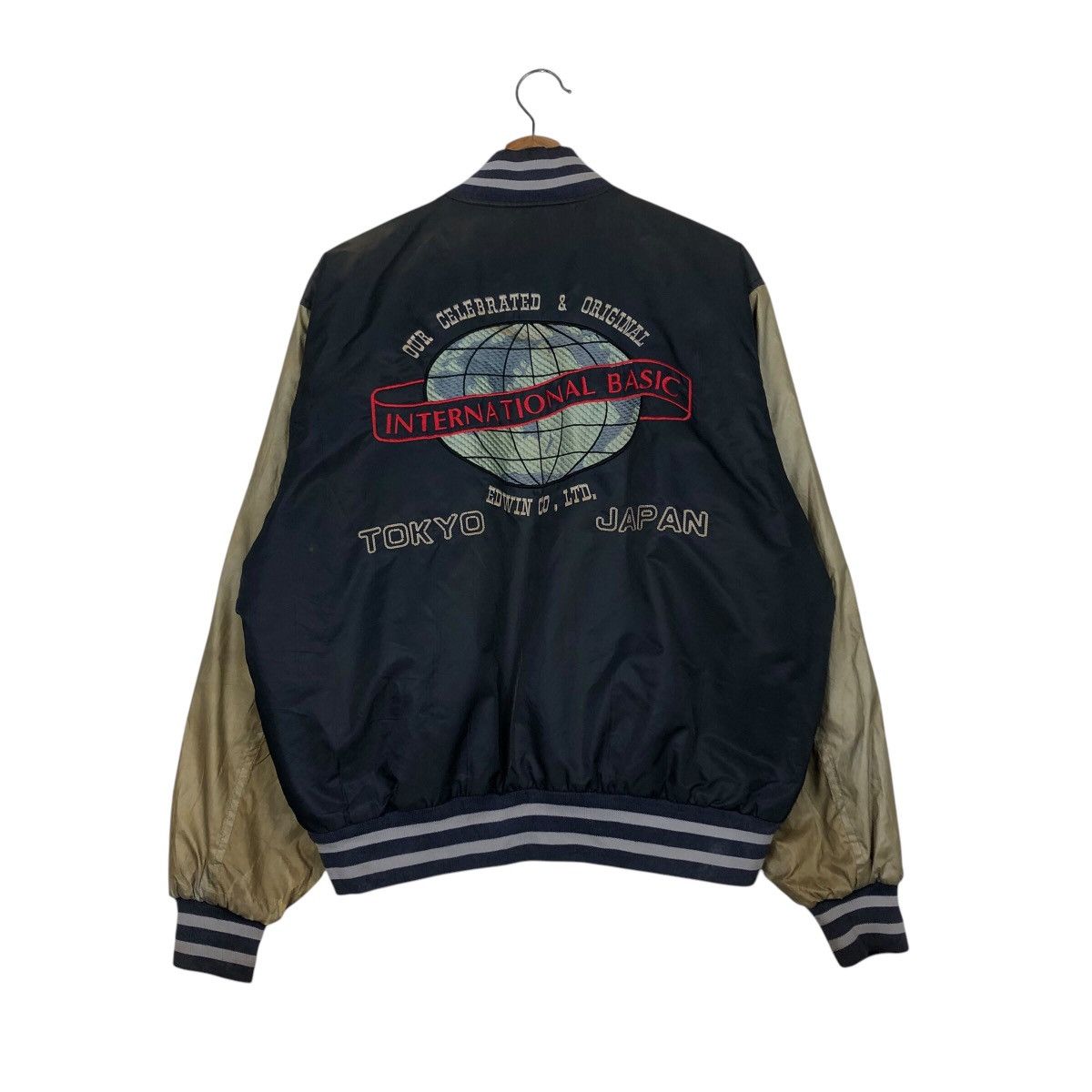 Edwin 📌Vintage Bomber Jacket Jumper Edwin Big Logo Issey Miyake Size US M / EU 48-50 / 2 - 1 Thumbnail