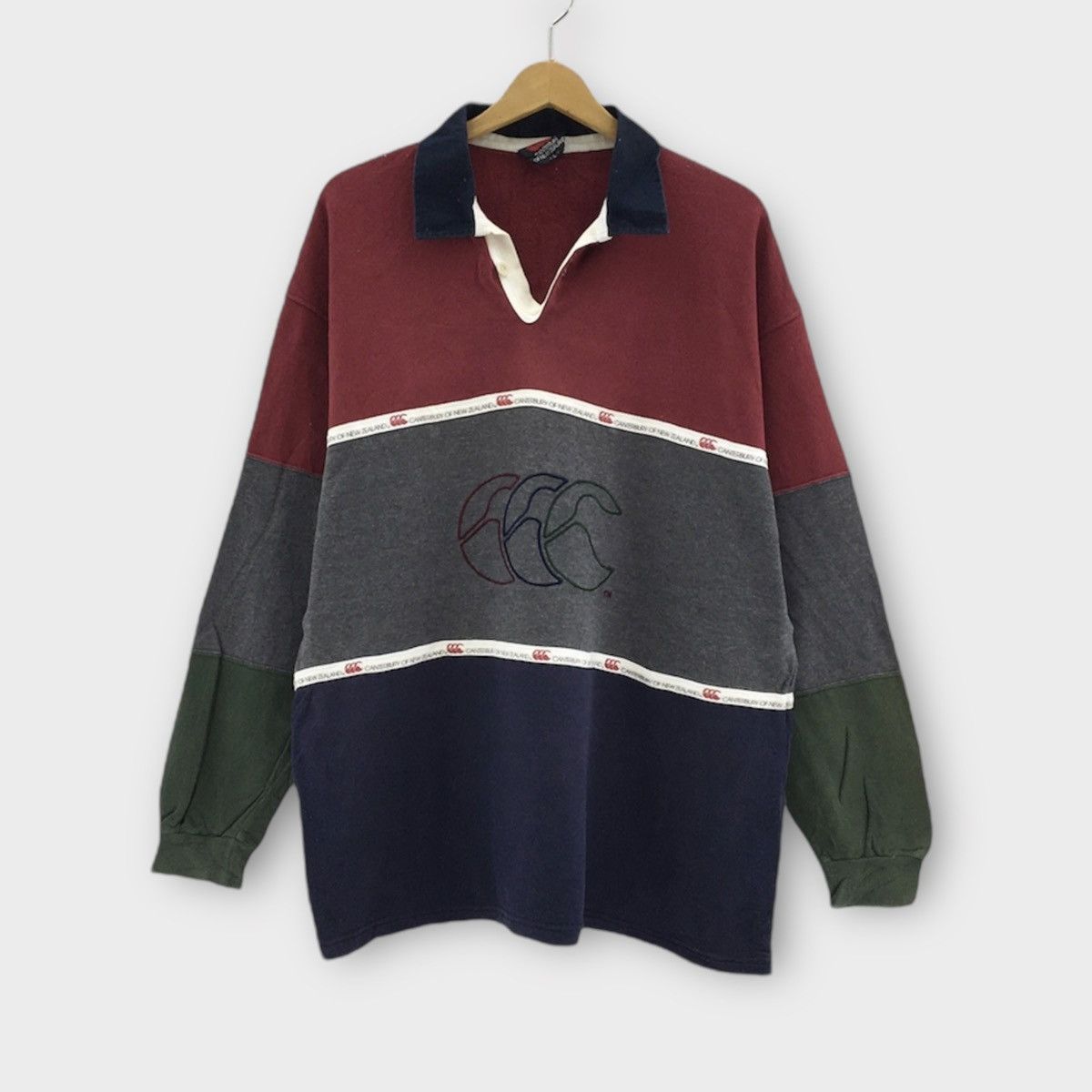Canterbury of New Zealand × Vintage Vintage Canterbury Of New Zealand Rugby Embroidered Logo Size US L / EU 52-54 / 3 - 1 Thumbnail