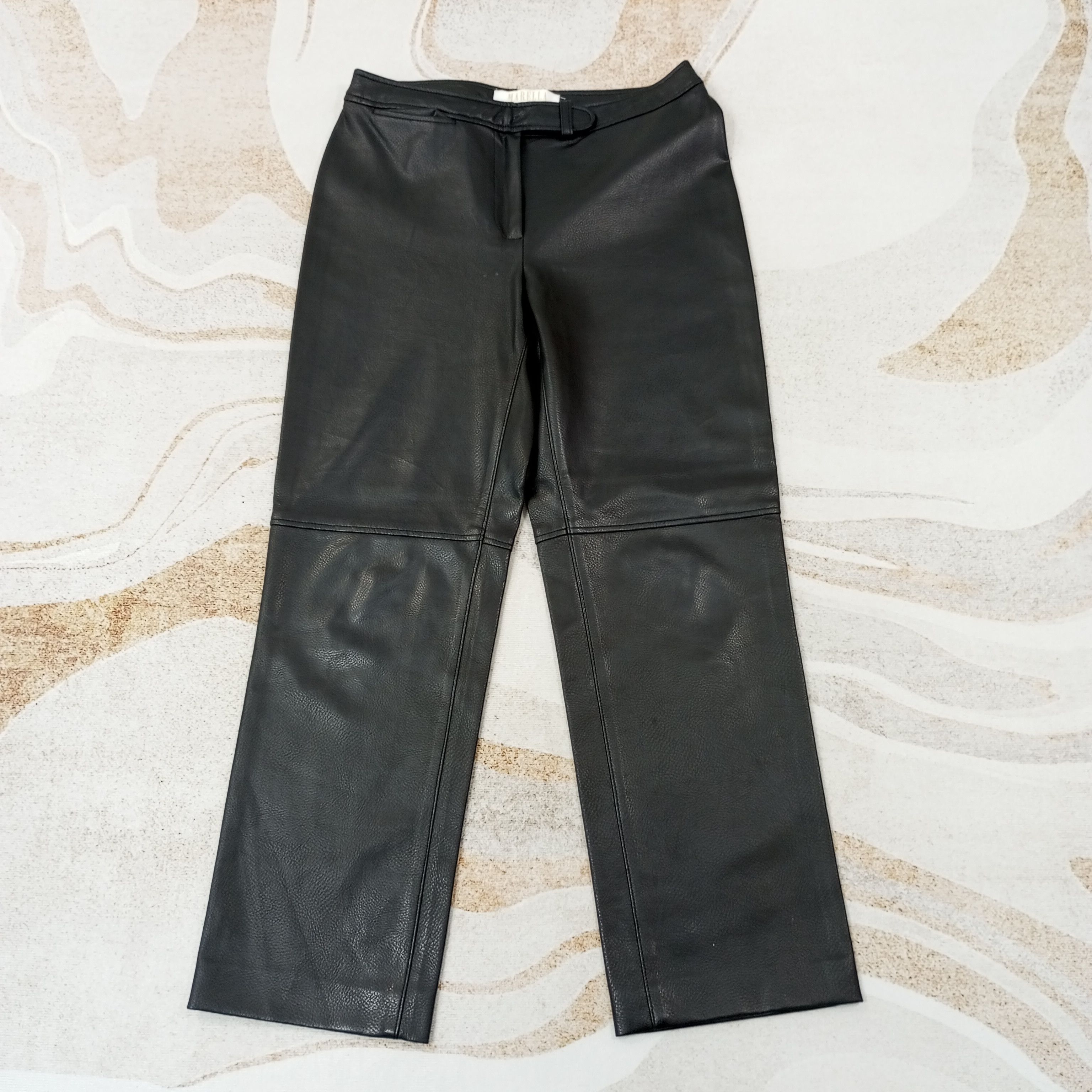 Marella Marella Tricot Leather Pants c235n38 Size 28" / US 6 / IT 42 - 1 Thumbnail