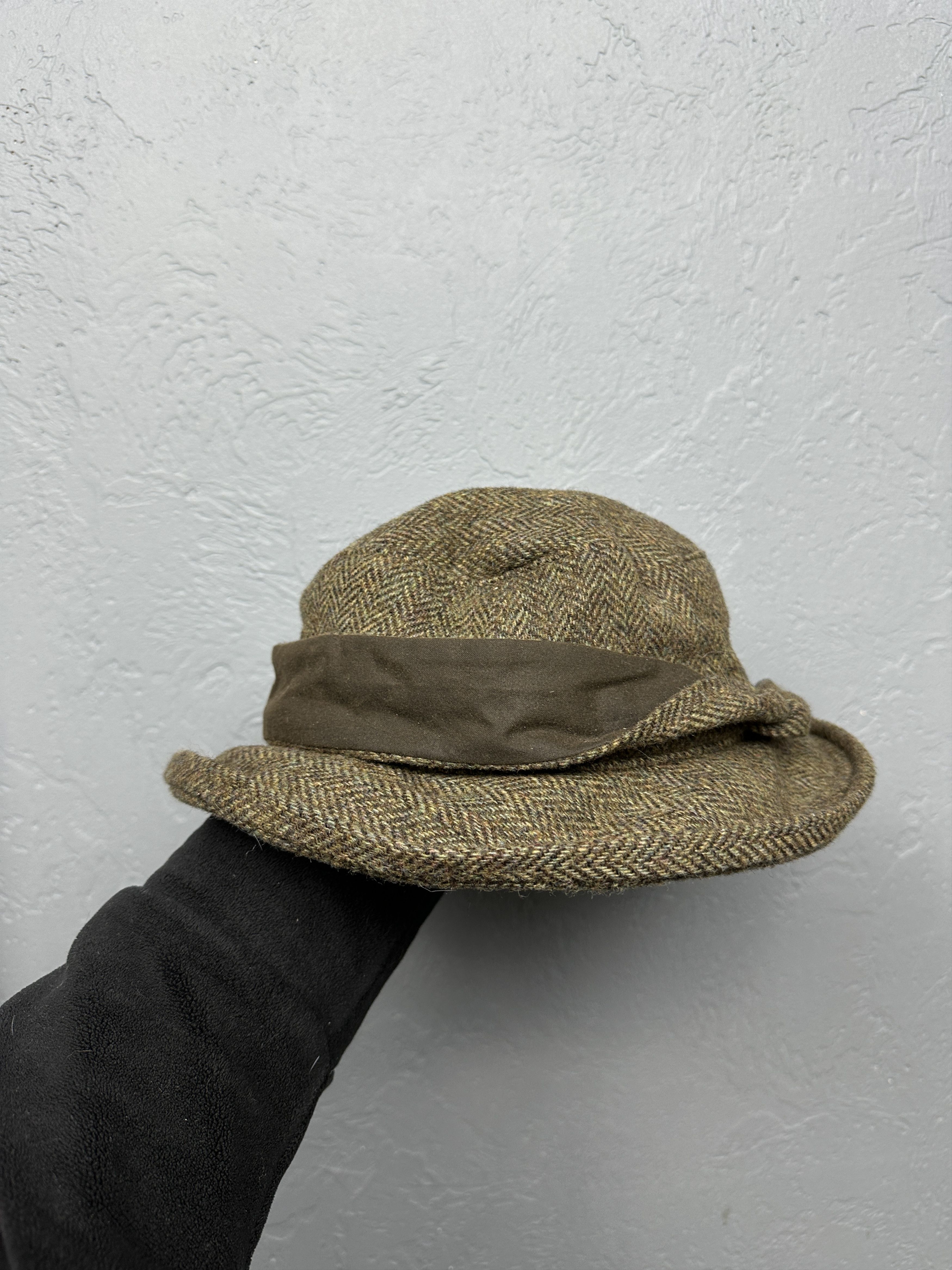 Barbour Barbour Vintage Mens Wool Bucket Hat Cap Size ONE SIZE - 4 Thumbnail