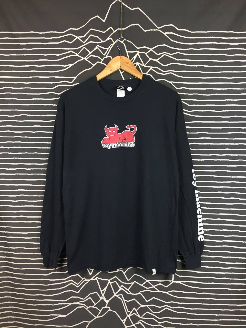 Toy Machine × Vintage Vtg Toy Machine Skateboards Big Logo Longsleeve Tee Size US M / EU 48-50 / 2 - 1 Thumbnail