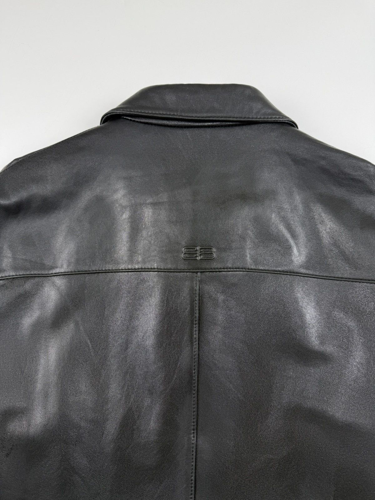 Balenciaga Vintage Balenciaga Lamb Leather Zip Up Jacket Size US L / EU 52-54 / 3 - 7 Thumbnail