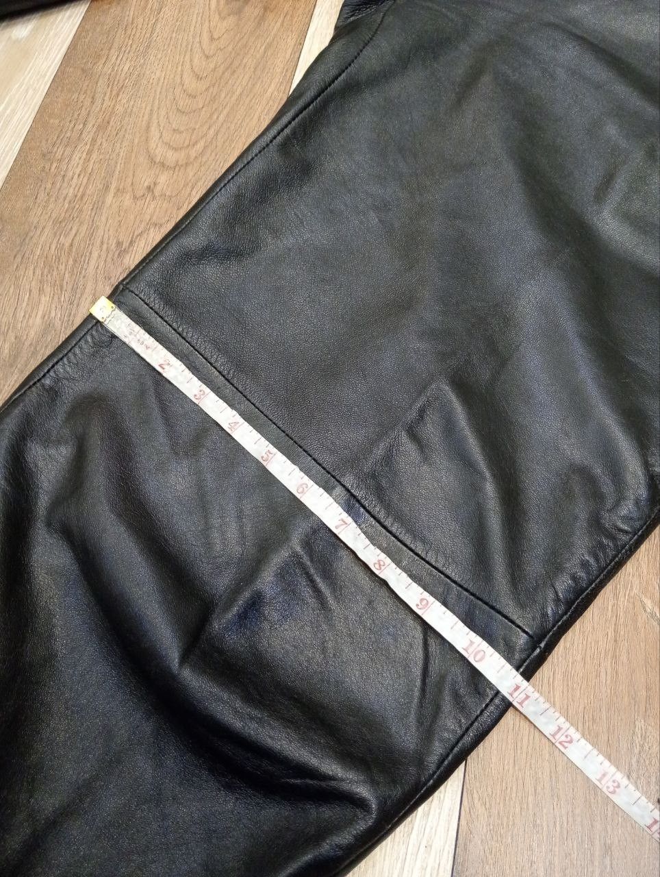 Japanese Brand VINTAGE JAPANESE SHEEPSKIN LEATHER BAGGY PANTS Size US 33 - 15 Thumbnail