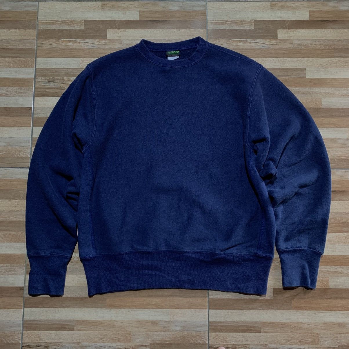 Camber CAMBER Max Weight Crewneck Sweatshirt Navy Blue Size US L / EU 52-54 / 3 - 1 Thumbnail