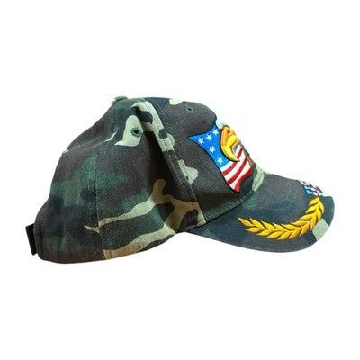 Other USA Embroidered Eagle Flag Camo Santo Cap Baseball Adjustabl Size ONE SIZE - 3 Thumbnail