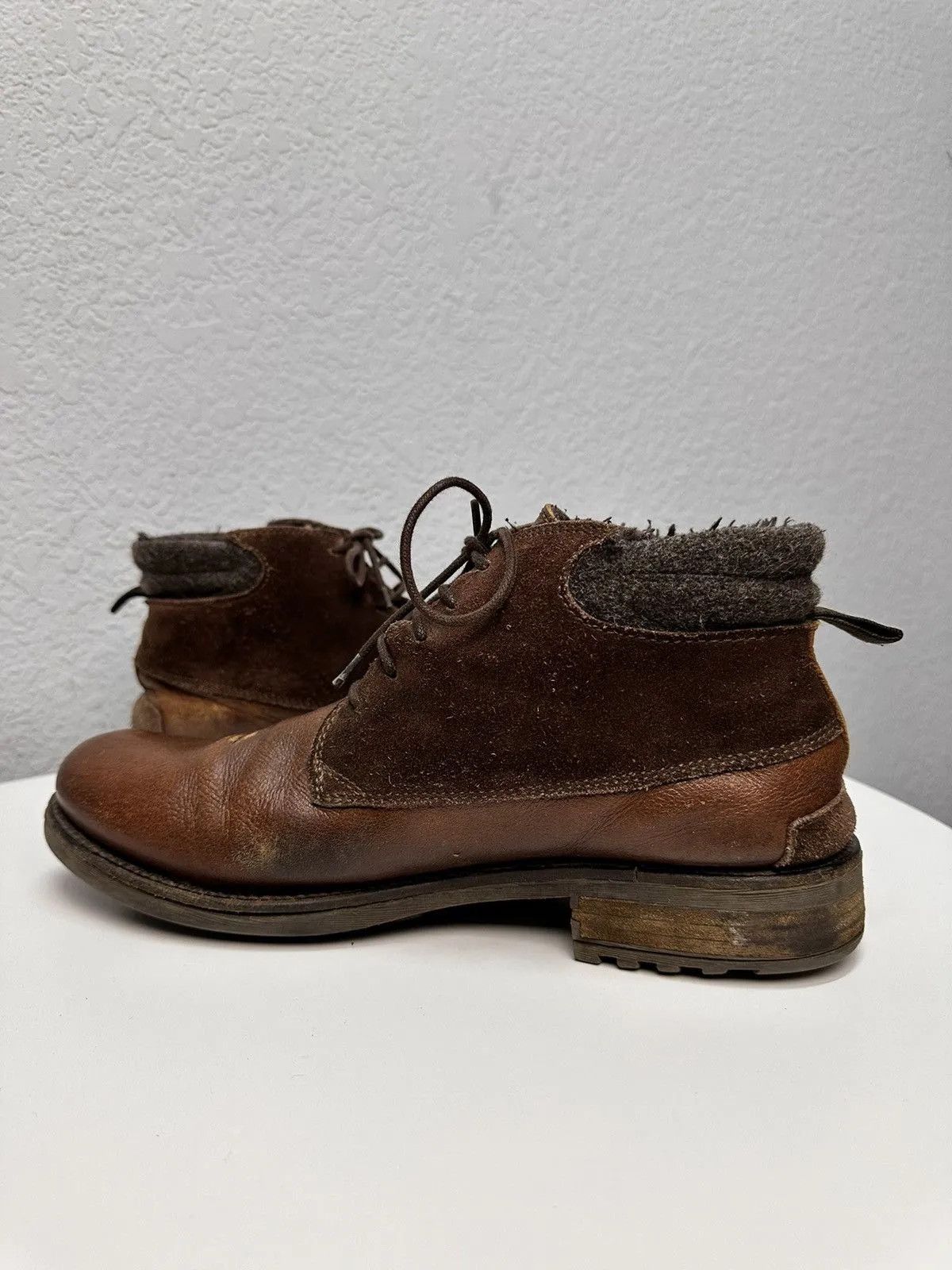 Ralph Lauren RALPH LAUREN AS 98 JAPAN RARE RRL LEATHER BOOTS WESTERN USA Size US 11 / EU 44 - 7 Thumbnail