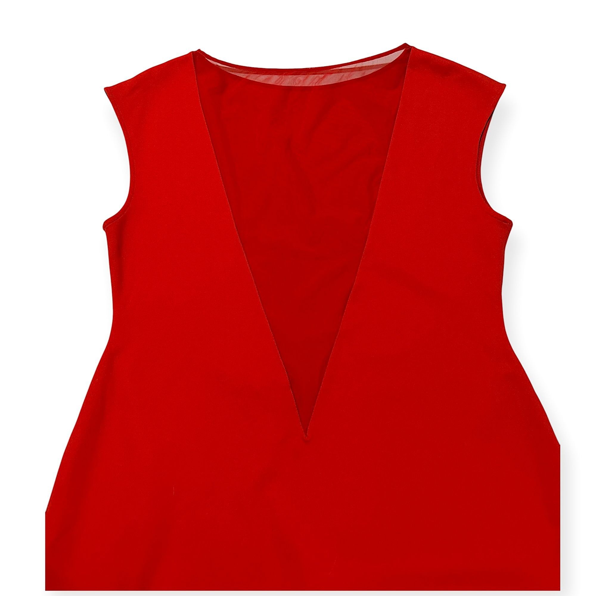 Other Victor Glemaud Cap Sleeve Bodycon Mini Dress, Red, Size XL, Size XL / US 12-14 / IT 48-50 - 9 Thumbnail