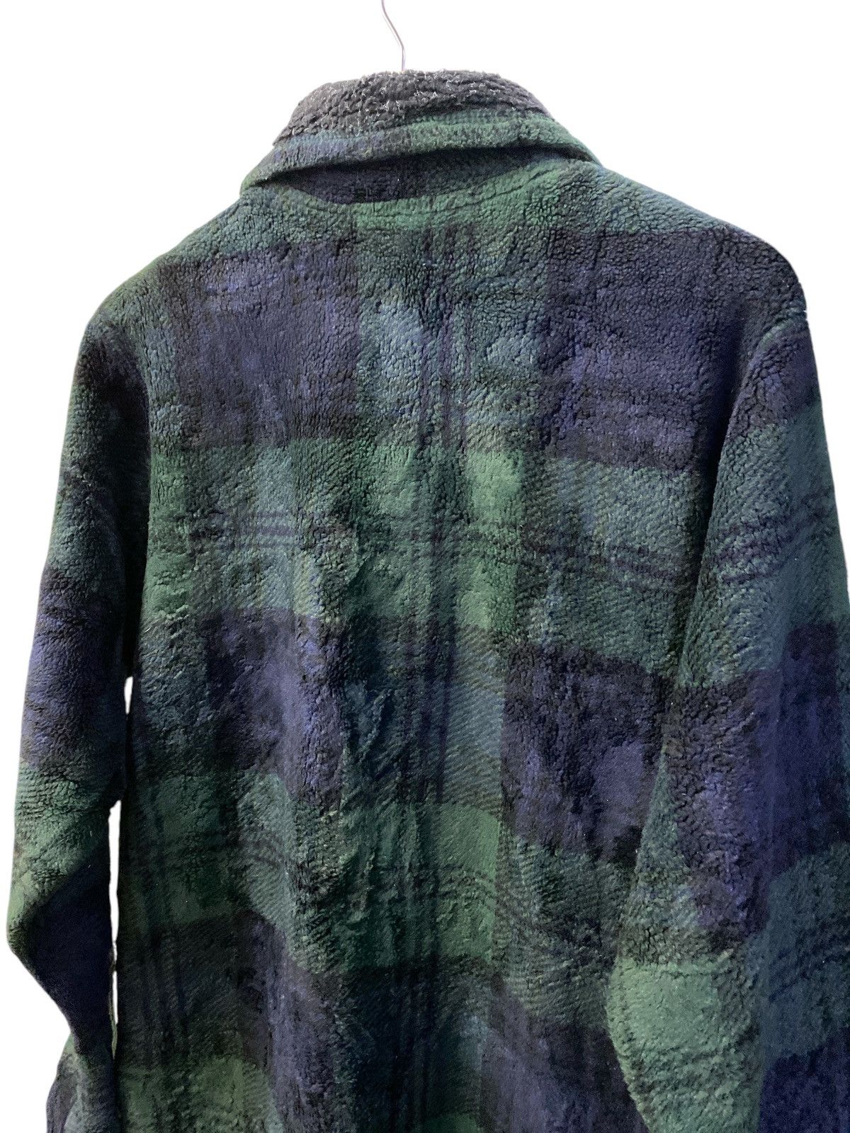 L.L. Bean × Vintage Vintage L.L Bean Checkered Fleece Jacket Size S / US 4 / IT 40 - 11 Thumbnail