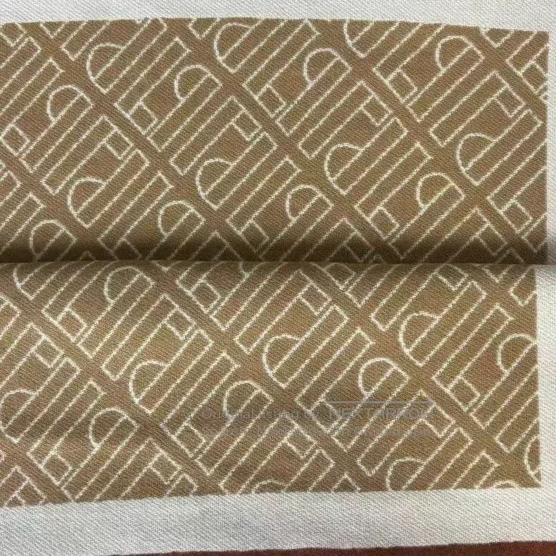 Loro Piana Loro Piana Brown printed pattern cashmere wool scarf Size ONE SIZE - 5 Thumbnail
